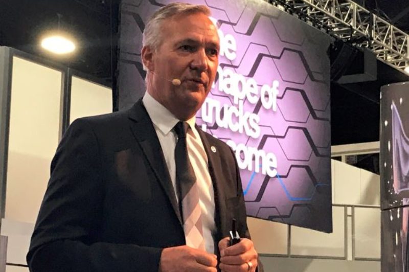 Volvo Trucks’ Nyberg gives business update at NACV Show article image
