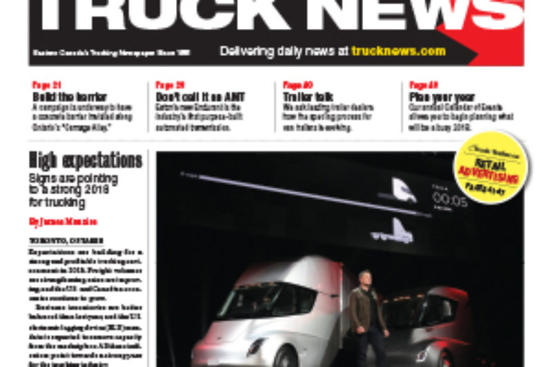 Truck News January 2018 article image