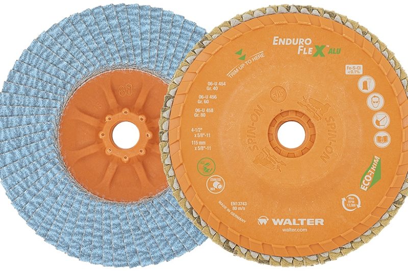 Flexible disc for aluminum work article image