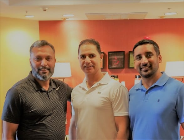L to R – Vik Gupta, Sulakhan ‘Sam’ Johal & Dildeep Johal alternate text for this image