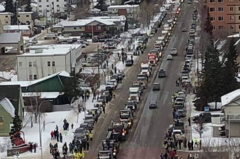 Truck convoys in support of oil and gas sector continue across Western Canada article image