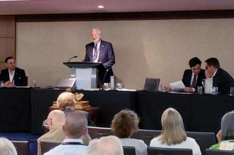 Bison Transport mock debate takes more serious tone article image