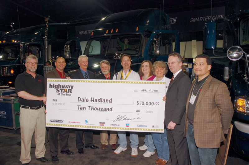 Dale Hadland: 2008 Highway Star of the Year article image