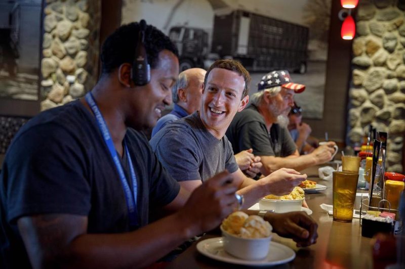 Zuckerberg at trucker burg: Facebook founder visits I-80 article image