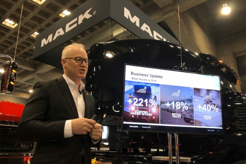 Truck orders outpaced capacity, says Mack exec article image