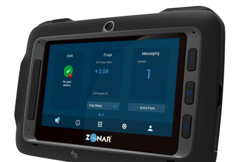 Zonar connects with new tablet article image