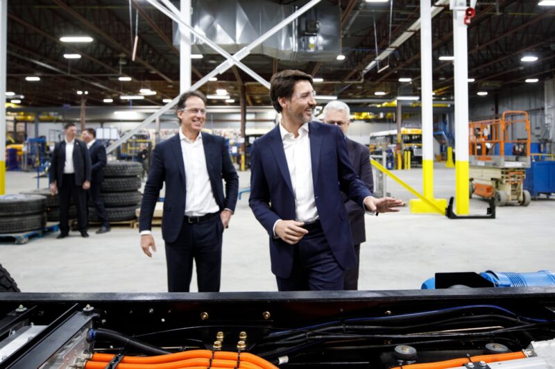 Trudeau Lion Electric