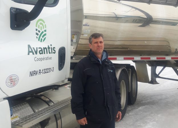 gamache-in-front-of-milk-tanker alternate text for this image