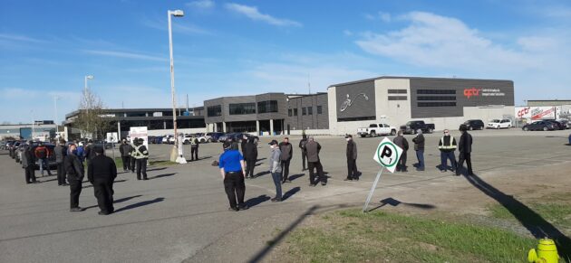 CFTR instructors protest