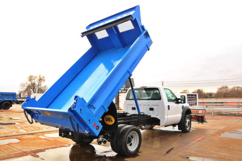 work truck with dump body
