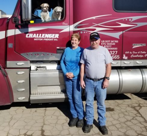 Debbie and David Urquhart, Challenger Motor Freight