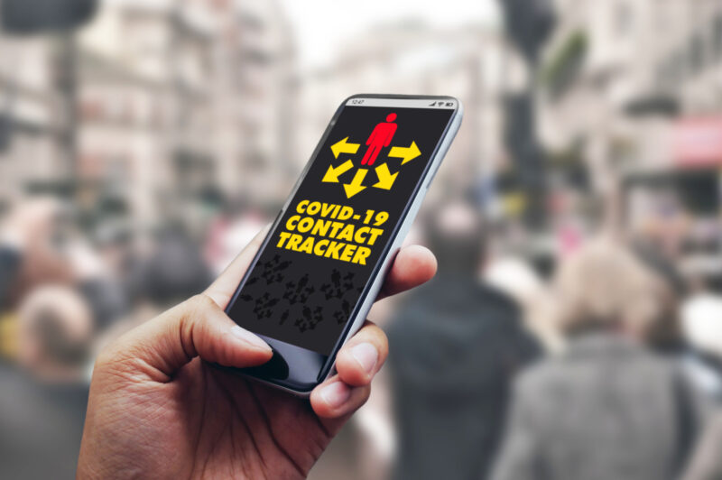 Covid-19 contact tracing app