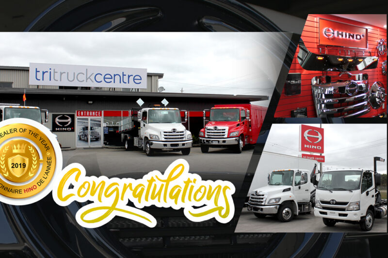 Tri Truck Centre named Hino Canada Dealer of the Year article image