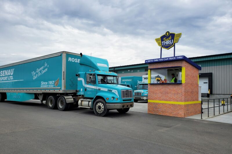 Fountain Tire Truck-Thru coffee shop serving truckers in Western Canada article image
