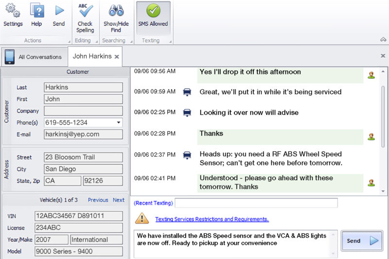 Mitchell 1 shop software adds texting capabilities article image