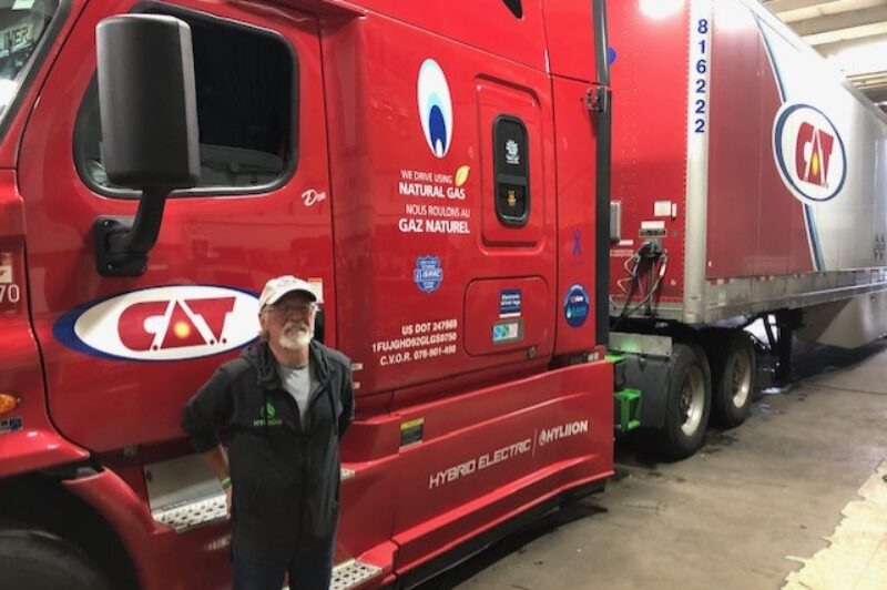 C.A.T.’s natural gas trucks get boost with Hyliion e-axles article image