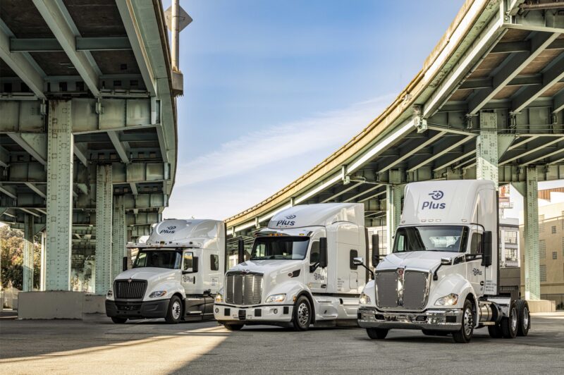 Plus autonomous trucks