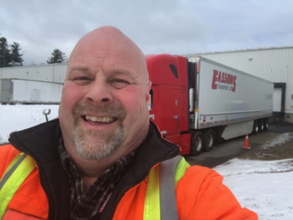 Mark Goudge, Eassons Transport driver