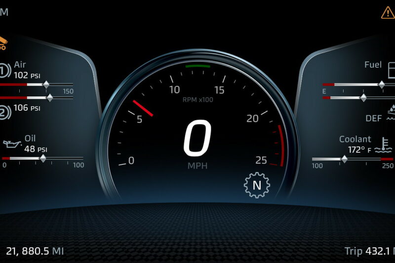 Kenworth digital dash