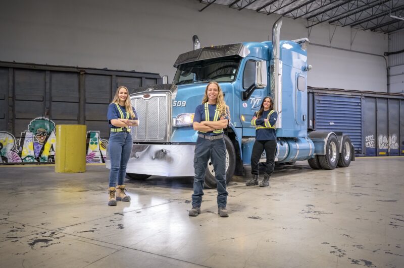 TYT women truck drivers