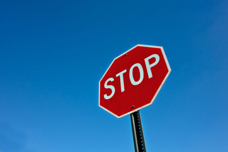 stop sign