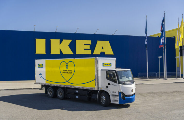 Ikea electric trucks