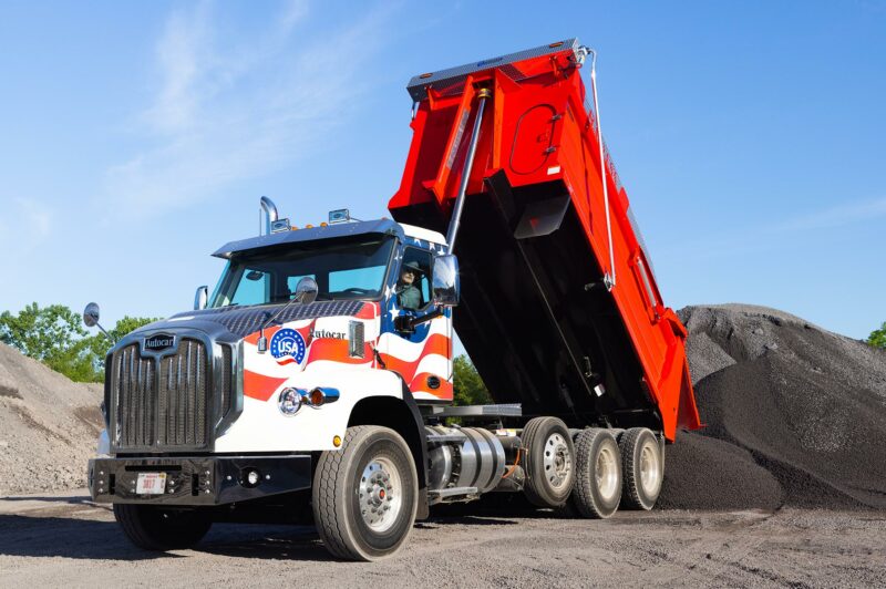 Autocar dump truck