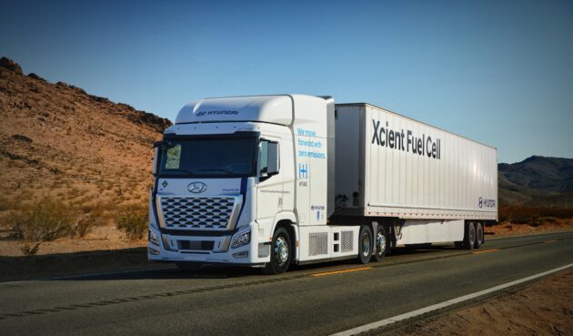 Hyundai Xcient fuel cell electric truck