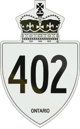Hwy. 402 sign