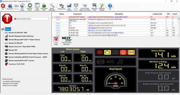 Bendix diagnostic software