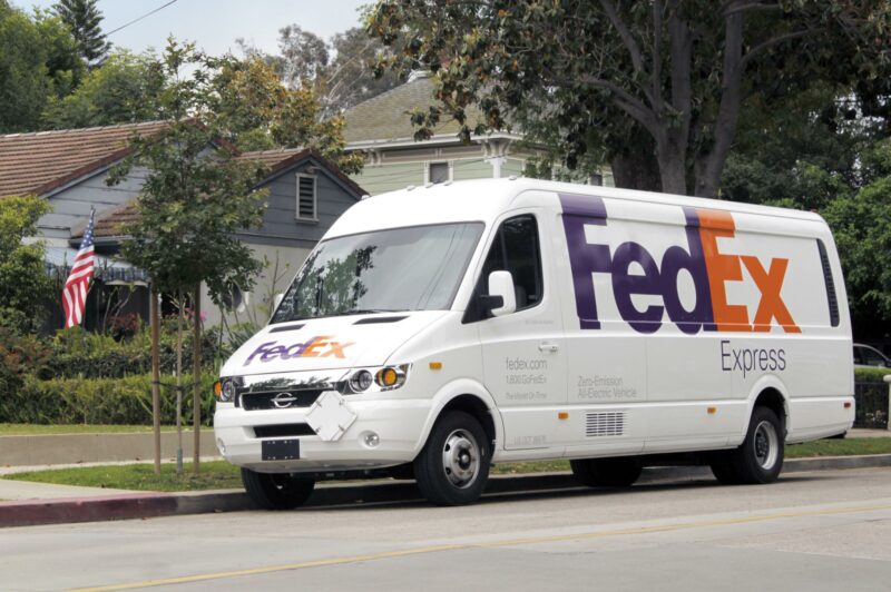 FedEx electric van
