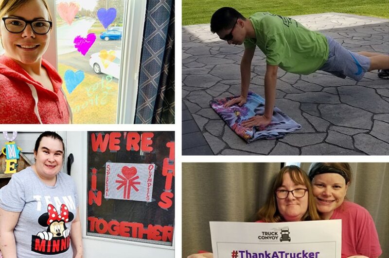 Picture of Special Olympics athletes