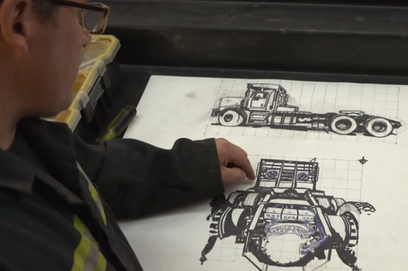 Rendering of Electrocammion truck