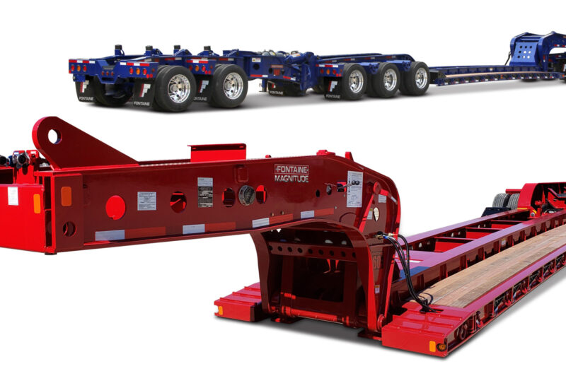 Showing Fontaine heavy haul trailer