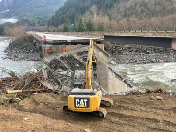 Picture of highway repairs