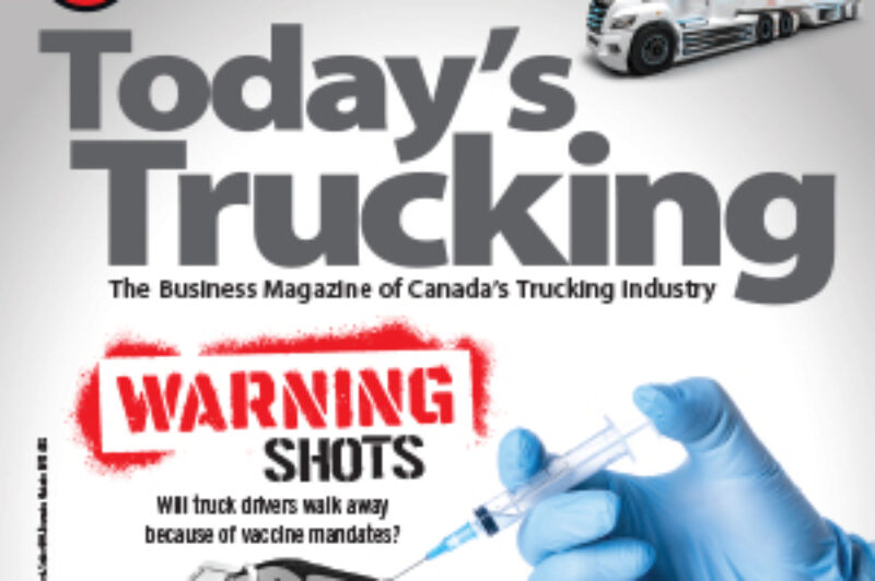 Today's Trucking December 2021 article image
