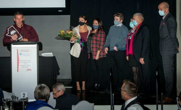 Tétrault Transport receives MTA-Omnitracs Distinguished Member award. (Photo: MTA)