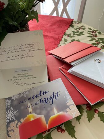 Picture of cards on a table