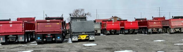 Picture of dump trucks