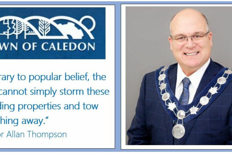 Caledon fights illegal trucking yards article image