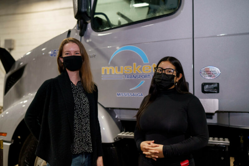 Picture of scholarship winners Shira and Gisella