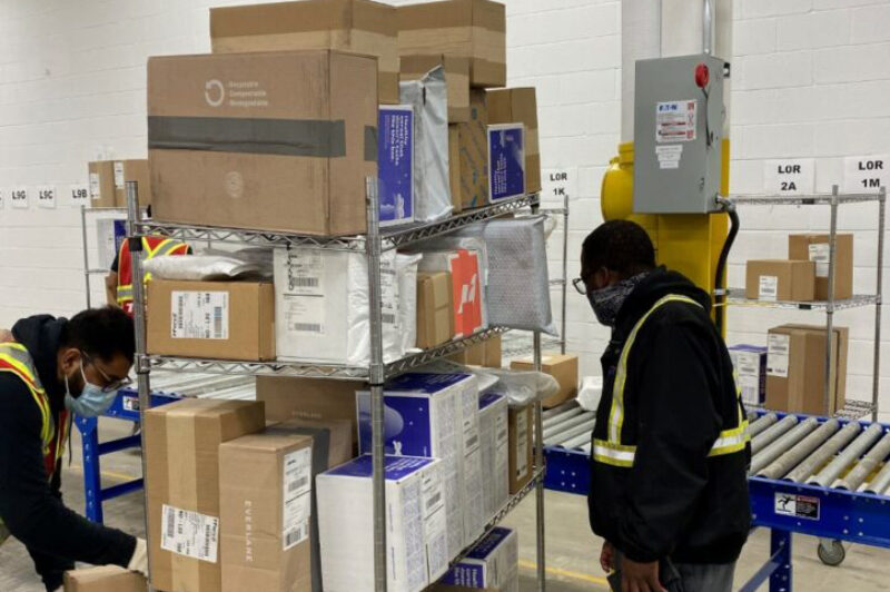 TForce Logistics distribution center