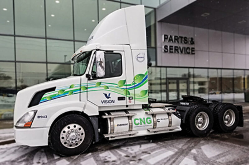 Vision, Enbridge team up to promote CNG trucks article image