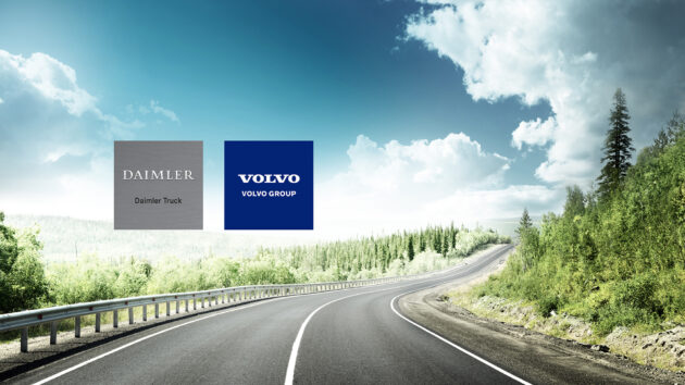 Joint Venture für die Serienproduktion von Brennstoffzellen: Volvo Group und Daimler Truck AG unterzeichnen verbindliche Vereinbarung für neues Brennstoffzellen-Joint VentureJoint venture for large-scale production of fuel-cells:      Volvo Group and D alternate text for this image