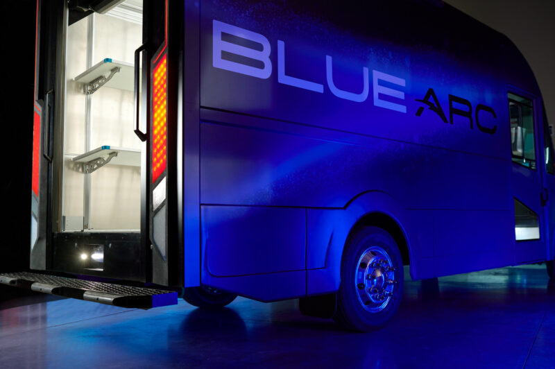 Blue Arc van