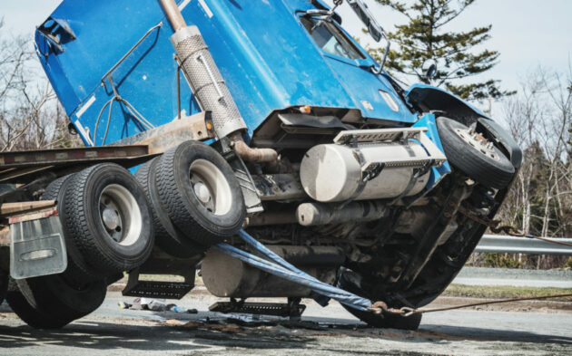 Semi Accident alternate text for this image