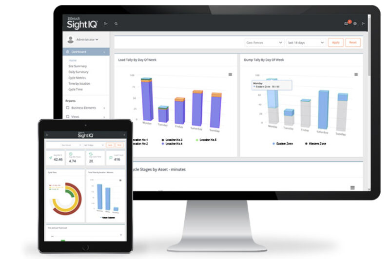 Zonar SightIQ interface