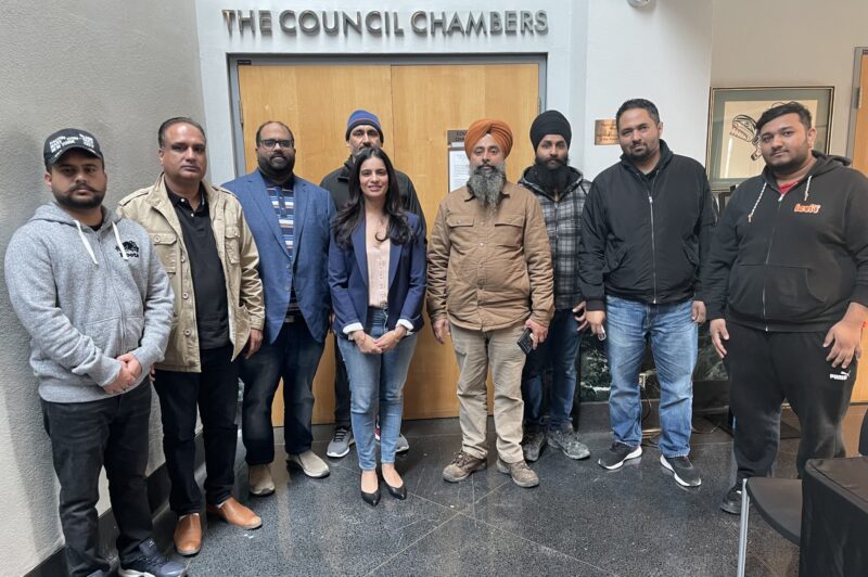 Picture ODTA members at the Mississauga City Council.