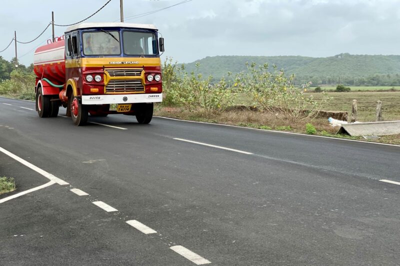 Truck on Indian road