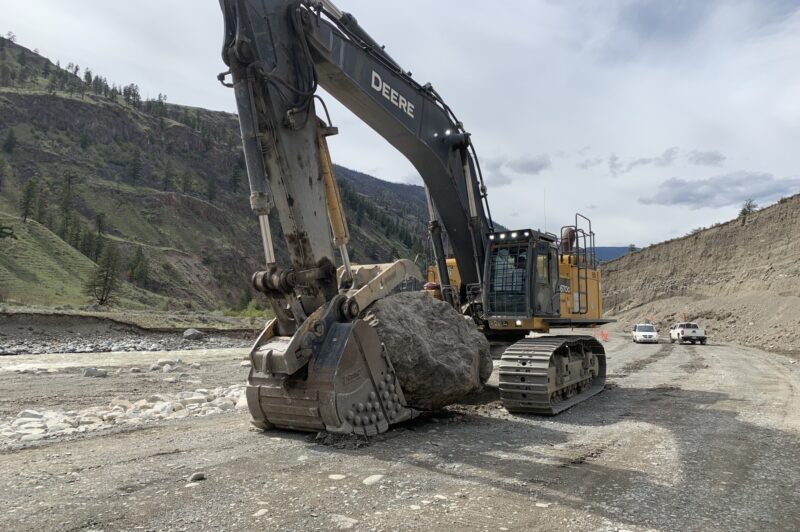 Work underway on Highway 8 in B.C.
